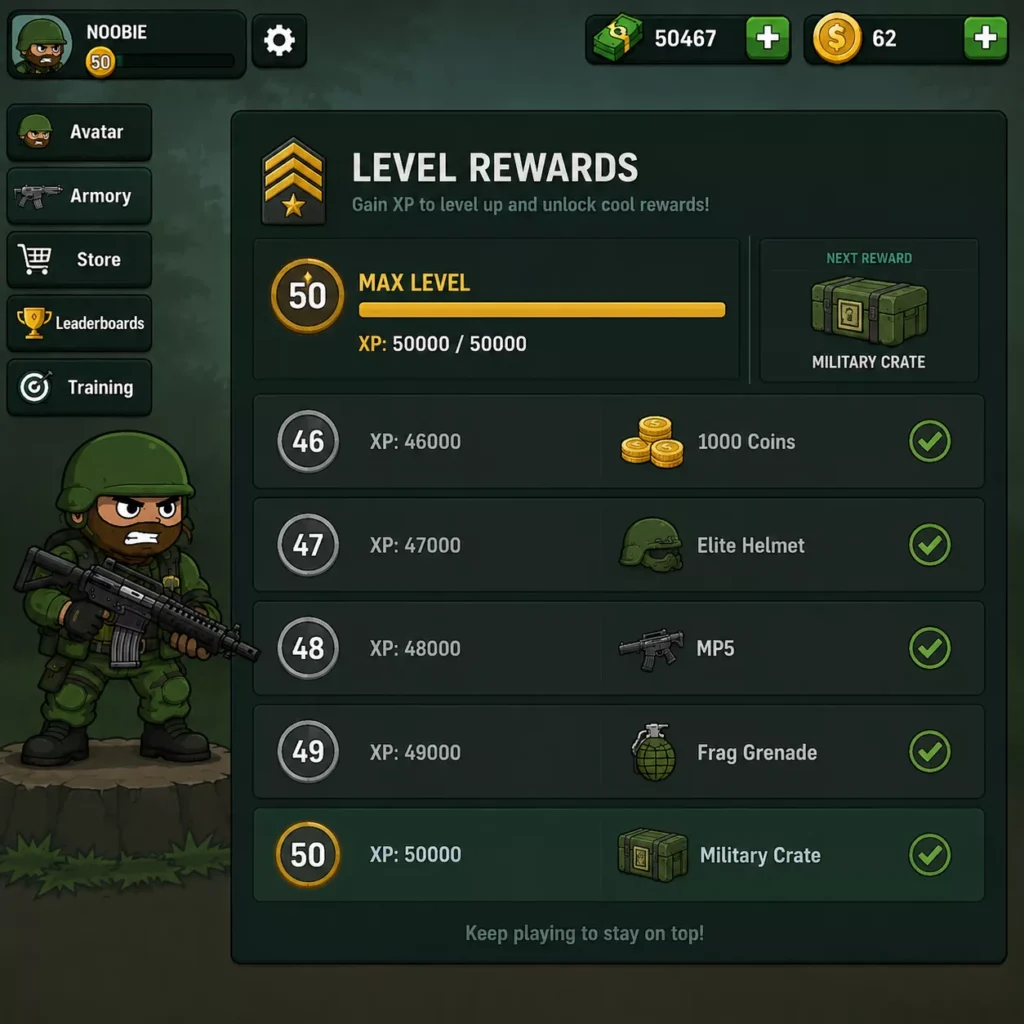 Mini Militia Levels Guide