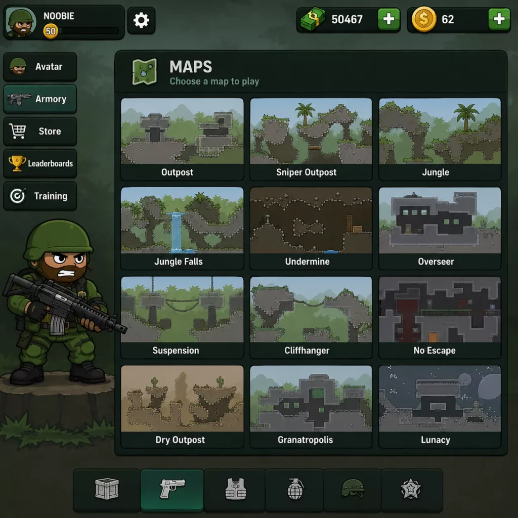 Mini Militia Maps Guide